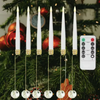 Ledsen™ ChristmasGlow: LED Magisk Jul Glød Krystal Kugle Stearinlys