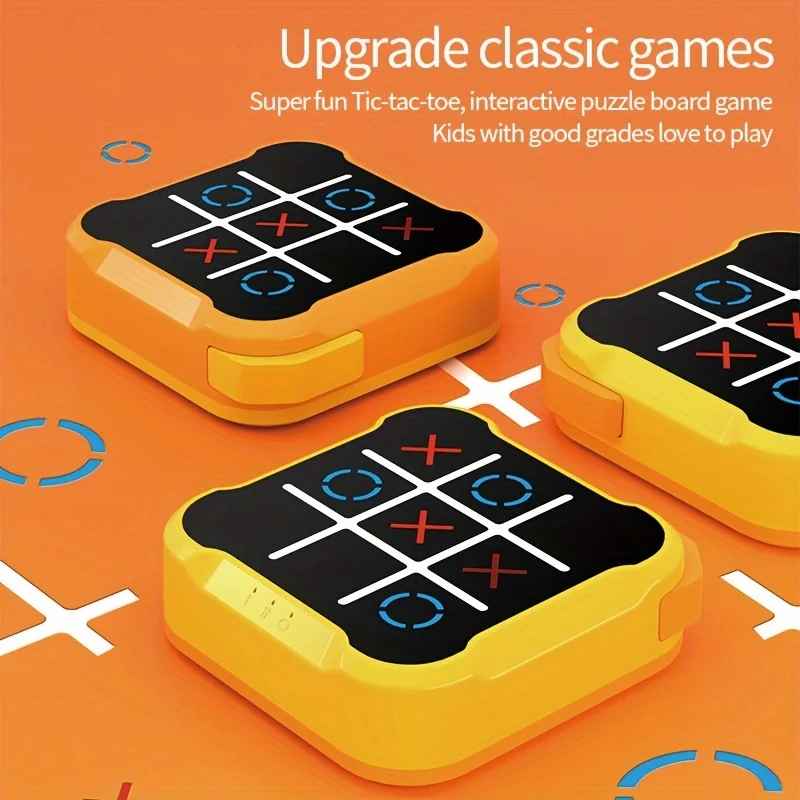 Kletshuts™ FunTicTacToe: Interaktivt Elektronisk Tic-Tac-Toe Spil For Alle Aldre