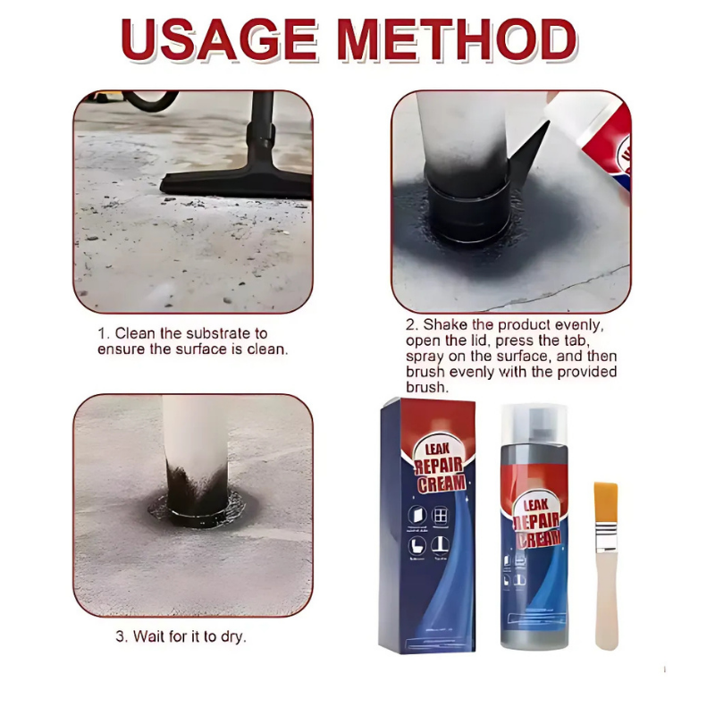 SealantSpray 1+1 GRATIS: Øjeblikkelig Lækagereparation Og Vandtæt Tætningsmiddelspray