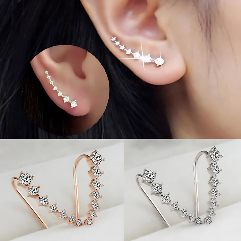 Jewelance™ ClipEarrings 1+1 GRATIS: Lange Elegante Klips Øreringe I Gaveæske