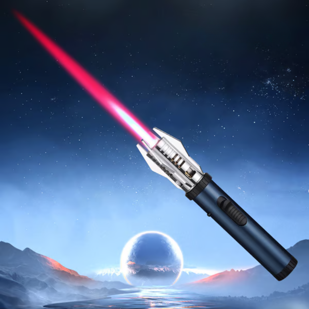 LightsaberFlame: Bærbar Lyssværd Vindtæt Flamme Blæse Fakkel Lighter
