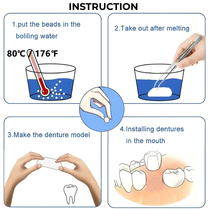 TeethRepair™ 1+1 GRATIS: Naturligt-Udseende Tænder Reparation Kit