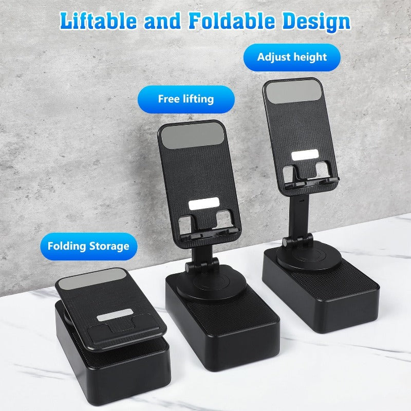 Holder360° PowerSpeaker: 3-I-1 Telefonholder Bluetooth-Højttaler Og Bærbar Powerbank