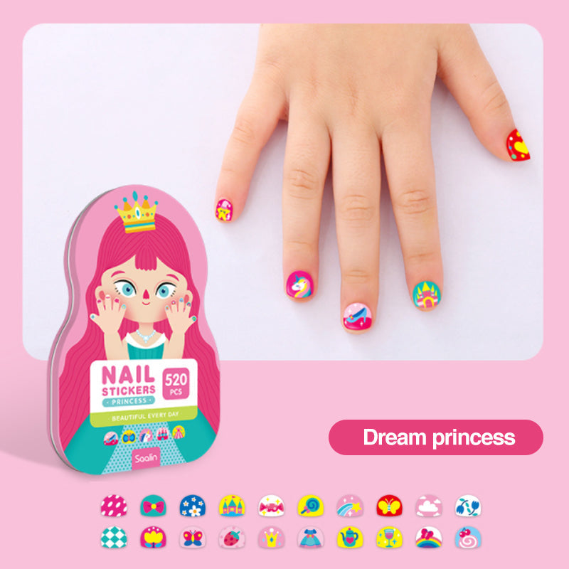 Kletshuts™ NailStickers: Børn Neglekunst Klistermærker Dekoration Kit