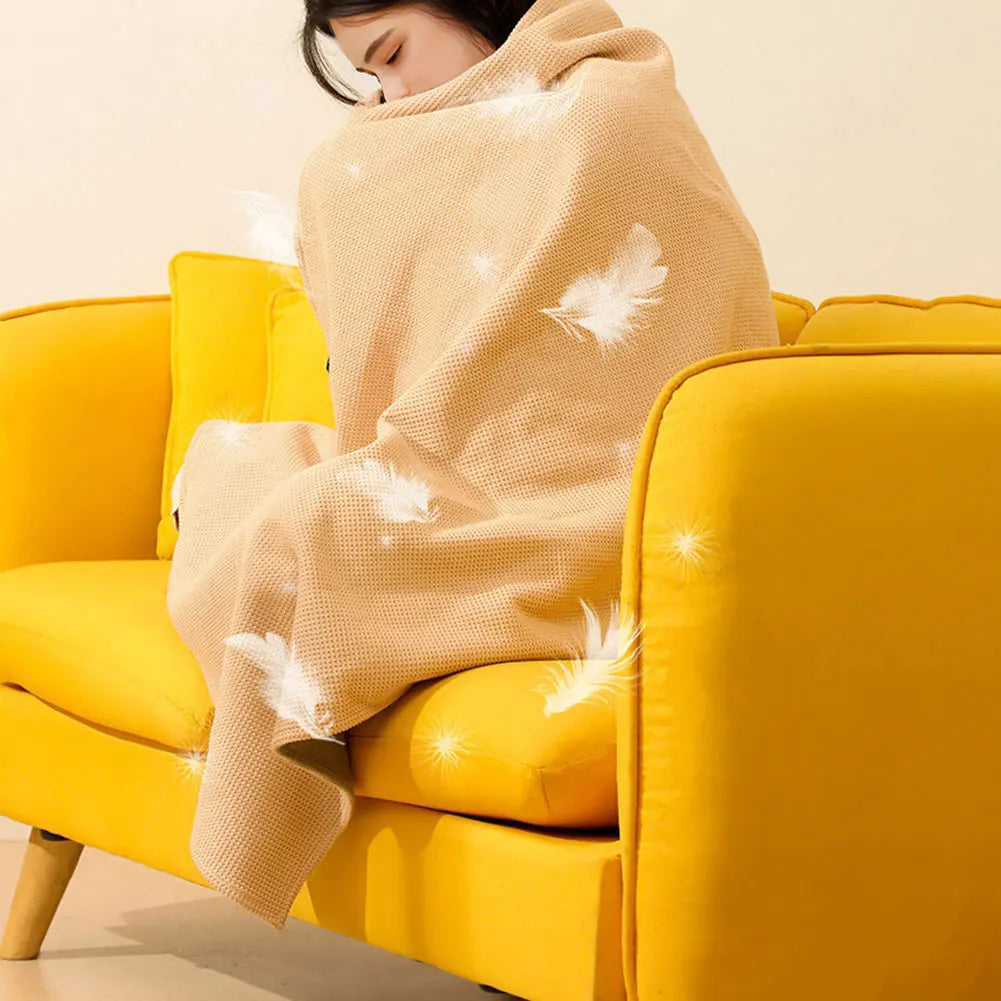 Icone™ HeatedShawl: Elektrisk Opvarmet Sjal Termisk Komfort Vinter Varm Tæppe