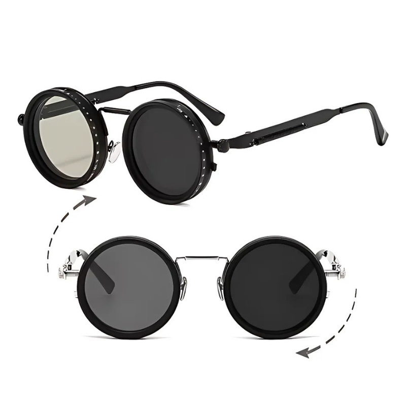 AdjustableSunglass: Fra Klart Lys Til Svagt Lys Justerbar Dæmpningssolbrille Med Etui