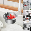 Globetrek° SinkStrainer 1+1 GRATIS: Rustfri Filter Svanen Stil Vask Sigte