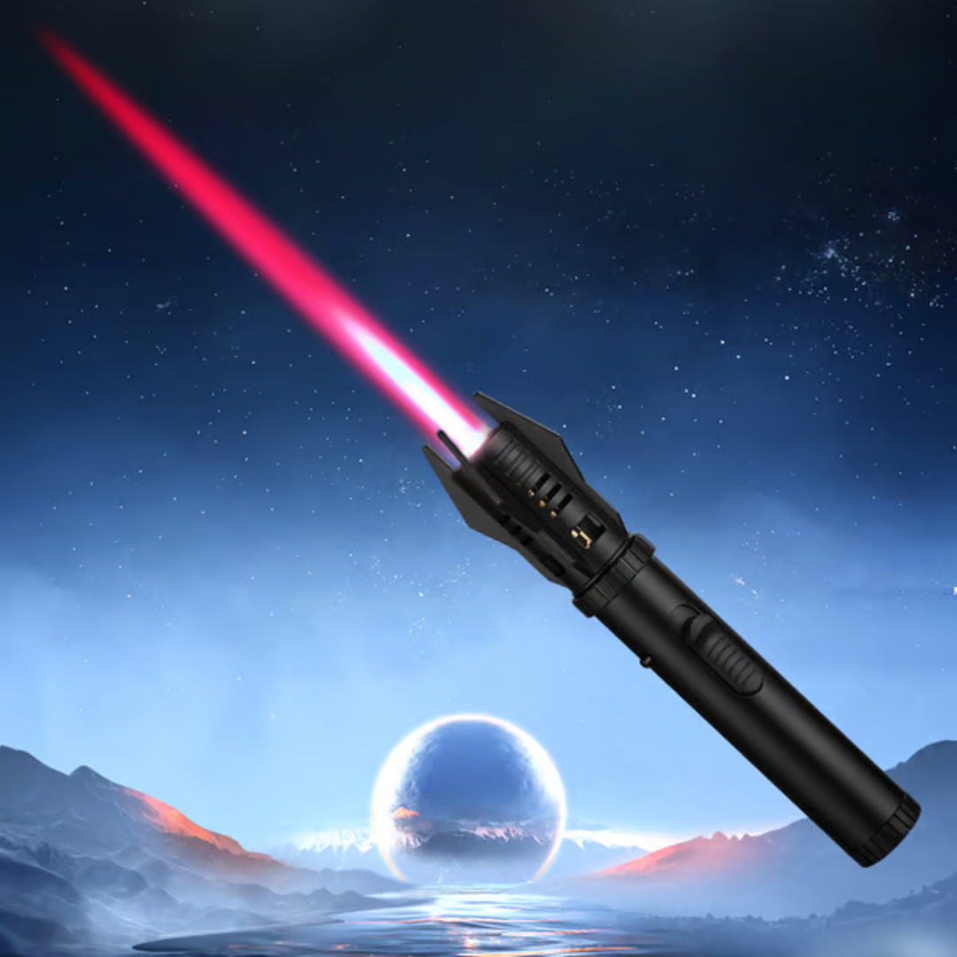 LightsaberFlame: Bærbar Lyssværd Vindtæt Flamme Blæse Fakkel Lighter