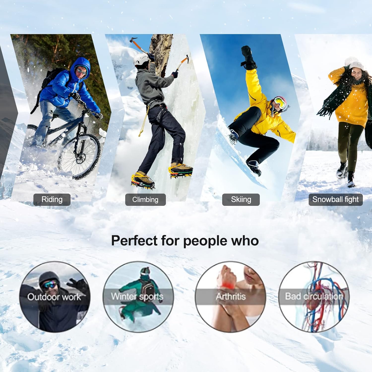 Icone™ ThermalGloves: Vandtæt Vinter Hånd Varme Termiske Handsker