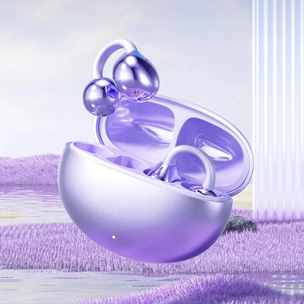 Clip-OnEarphone: Multifunktion Klar lyd Komfortabel Clip-On Øretelefon