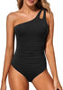 Icone™ StylishSwimsuit: Side Strop En Skulder Stil Kurve Pasform Badedragt
