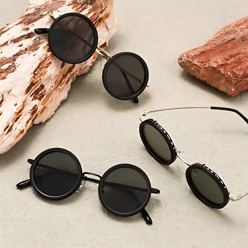 AdjustableSunglass: Fra Klart Lys Til Svagt Lys Justerbar Dæmpningssolbrille Med Etui