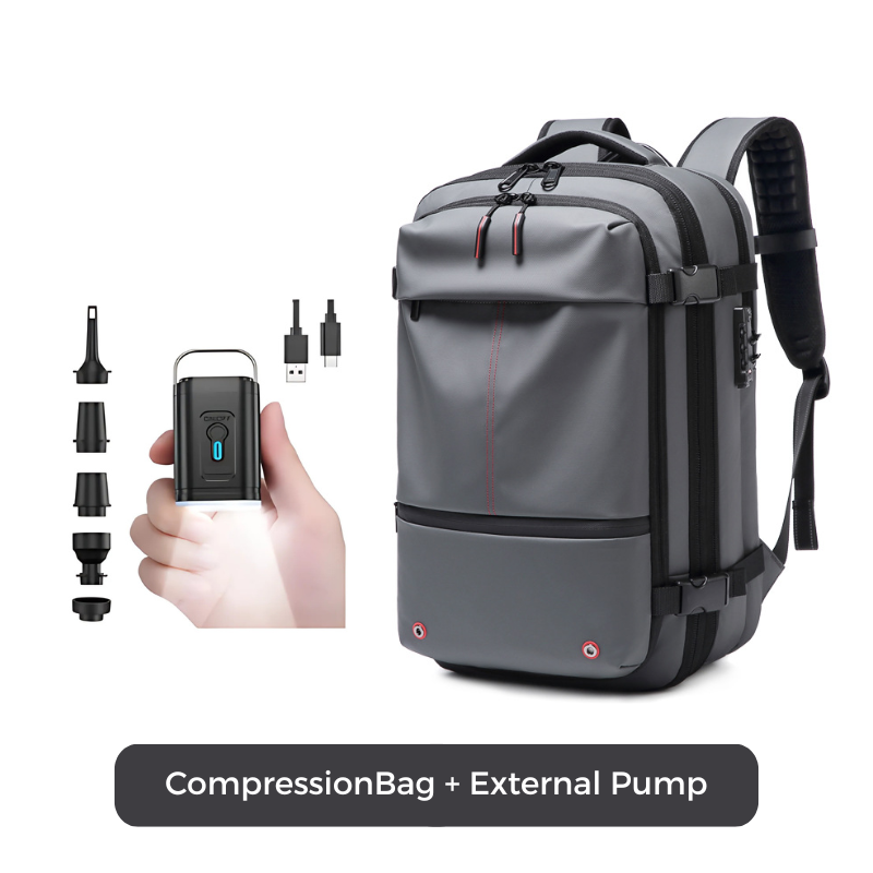 Icone™ CompressionBag: Pladsbesparende Kompressions Vakuum Rejse Taske