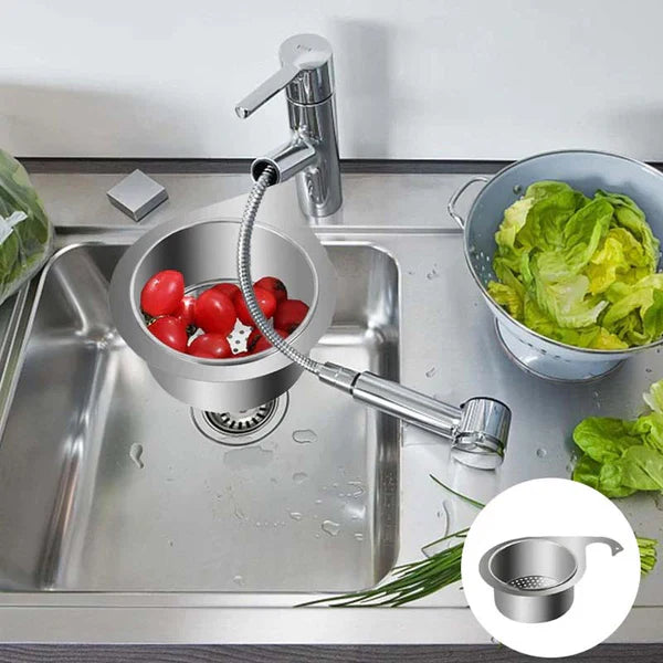 Globetrek° SinkStrainer 1+1 GRATIS: Rustfri Filter Svanen Stil Vask Sigte