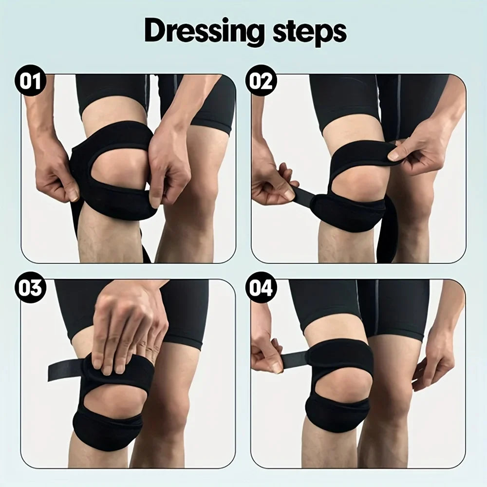 Icone™ KneeBrace 1+1 GRATIS: Justerbar Knæ Strop Velcro Støtte Og Beskytter Bøjle