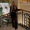 Icone™ LaceDress: Sexet Pasform Behagelig Rund Hals Blonderkjole