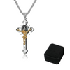 Jewelance™ CrossProtection 1+1 GRATIS: Åndelig Beskyttelse Kors Vedhæng Halskæde Med Gaveæske