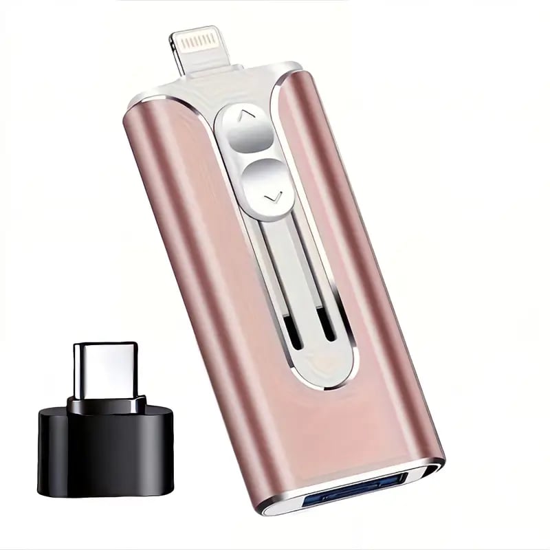 USBDrive - Kompakt Og Holdbar Multi‑Enhed 4‑I‑1 USB-Flashdrev