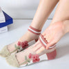Happy™ MeshSocks: Åndbar Komfortabel Sjov Design Mesh Ankelsokker