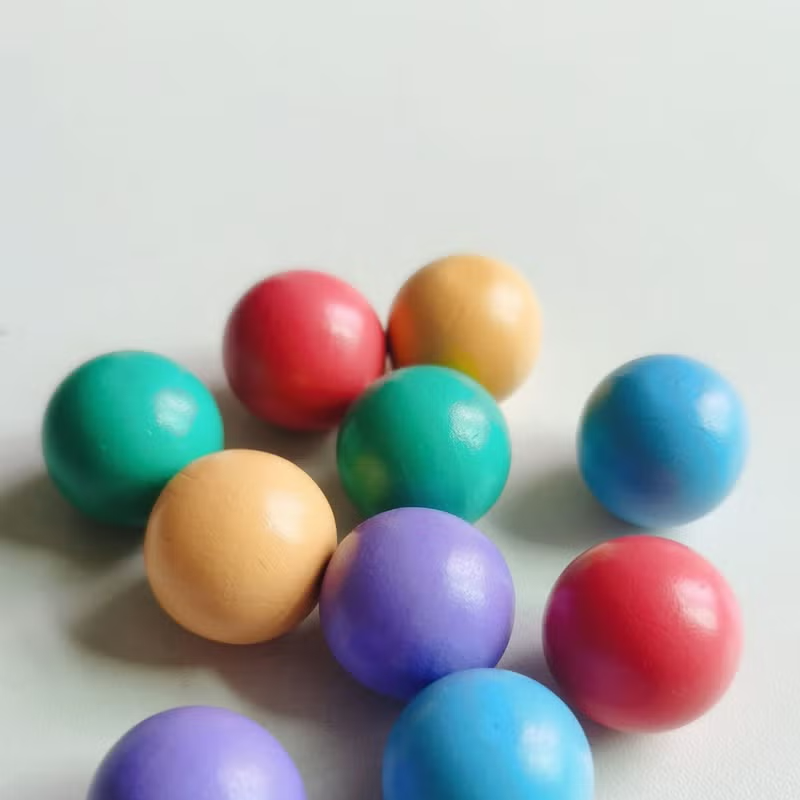 Kletshuts™ MarbleTower: Interaktiv Regnbue Marmor Træ Tårn Børn Legetøj