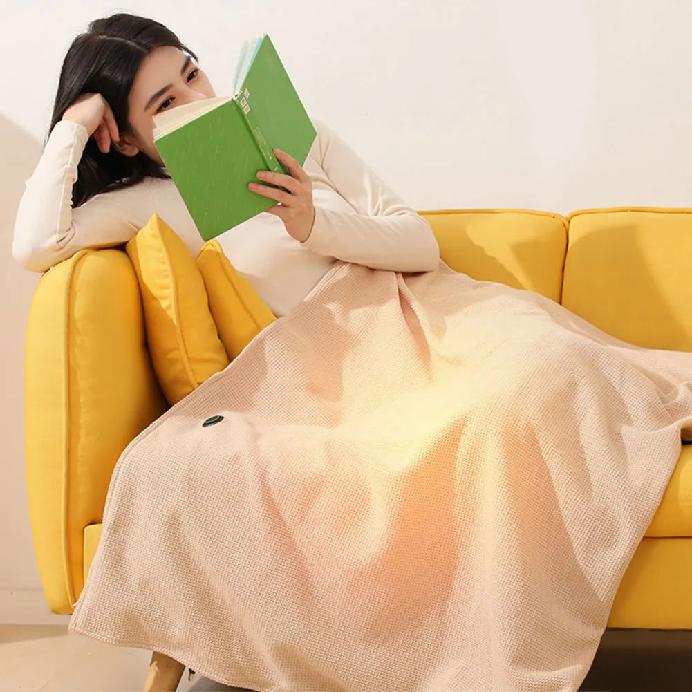 Icone™ HeatedShawl: Elektrisk Opvarmet Sjal Termisk Komfort Vinter Varm Tæppe