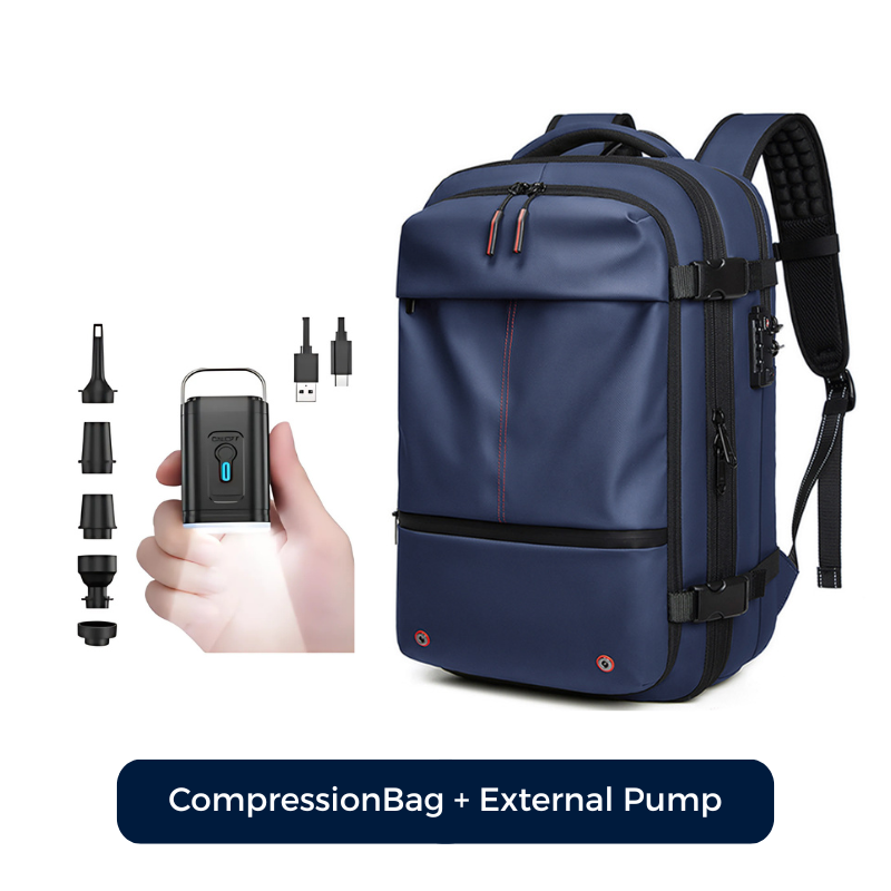 Icone™ CompressionBag: Pladsbesparende Kompressions Vakuum Rejse Taske