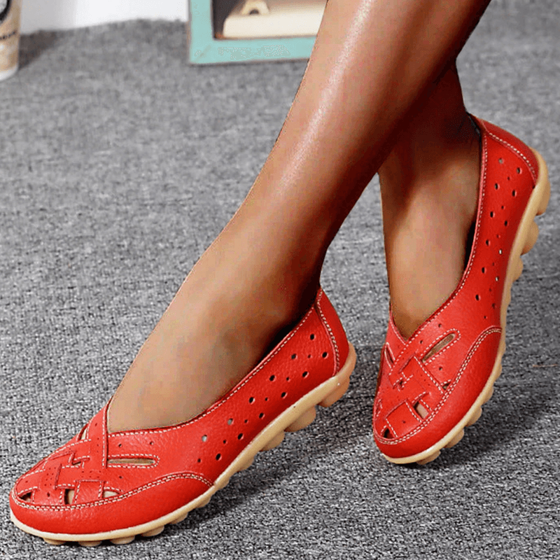 Happy™ SoftShoes: Fleksible, Bløde, Polstrede Flade Sko Til Kvinder