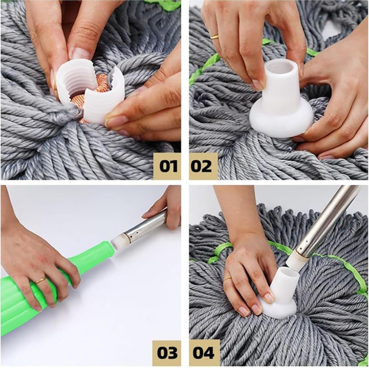 Cleaner Pro° SmartSqueeze 1+1 GRATIS: Håndfri Selv-Vridende Smart Klem ...