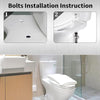 Globetrek° ToiletBolt 1+1 Sæt GRATIS: Kraftigt Toiletsæde Låsebolt Og Skruesæt