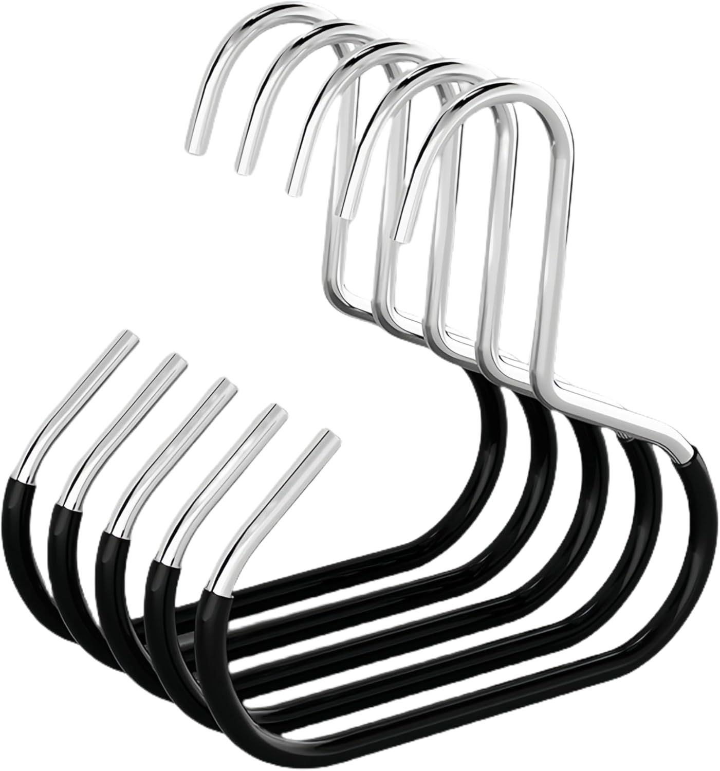 GlideHold® ClosetRing 10+10 GRATIS: Åben Ring Pladsbesparelse Skabshænger