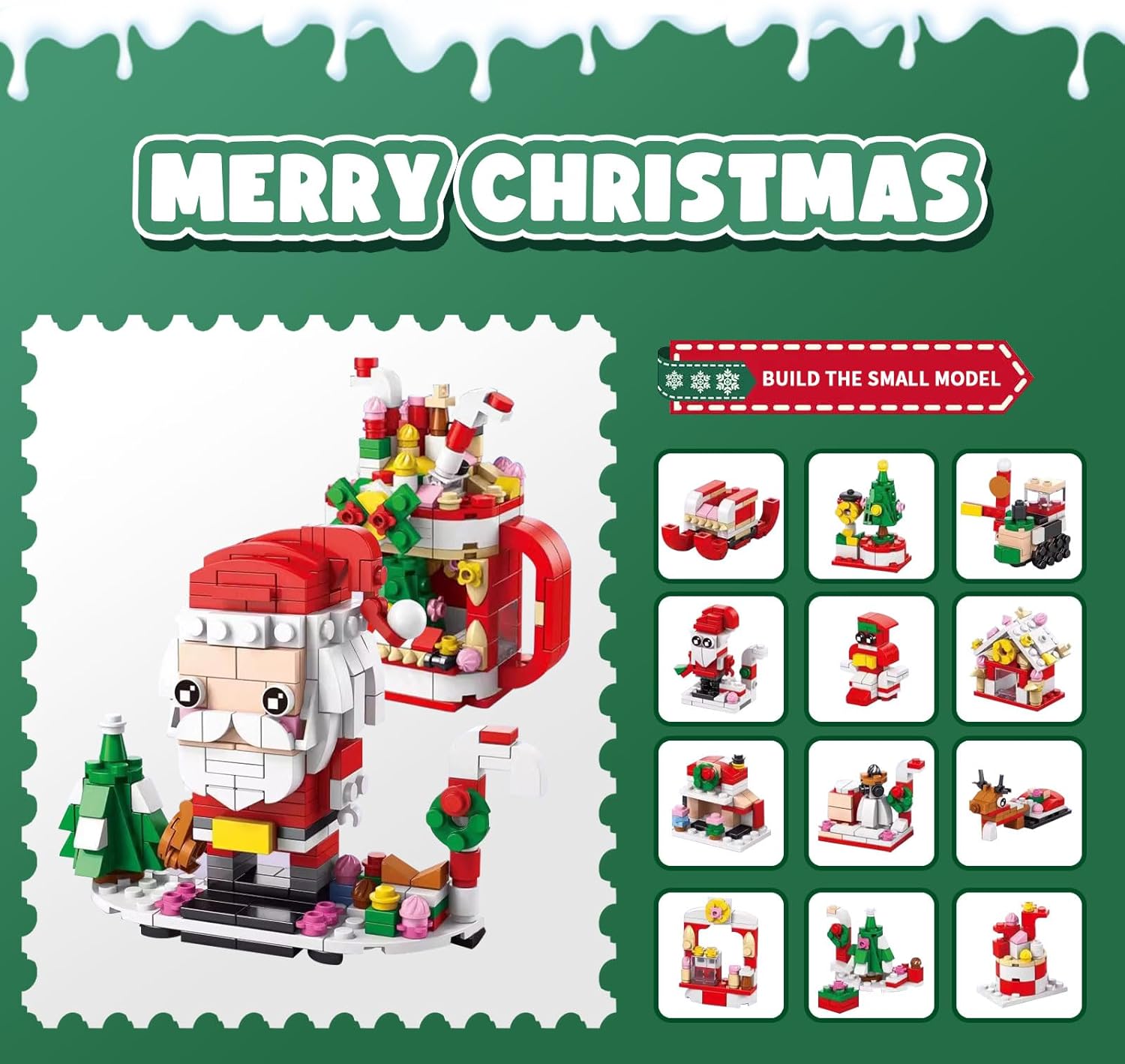 ChristmasBlocks: Jule Advents Kalender Byggeklodser Sæt