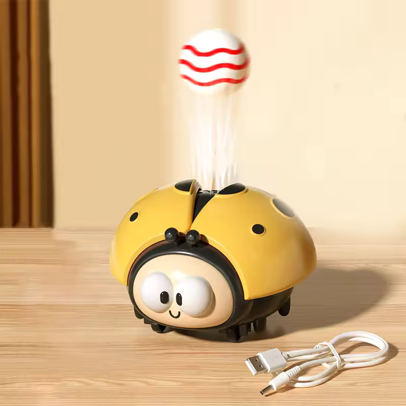 Kletshuts™ LadybugToy: Sød Farverig Mariehøne Bold Blæser Børn Legetøj