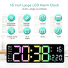 Globetrek° DigitalClock: Stor LED Skærm Display Digital Ur
