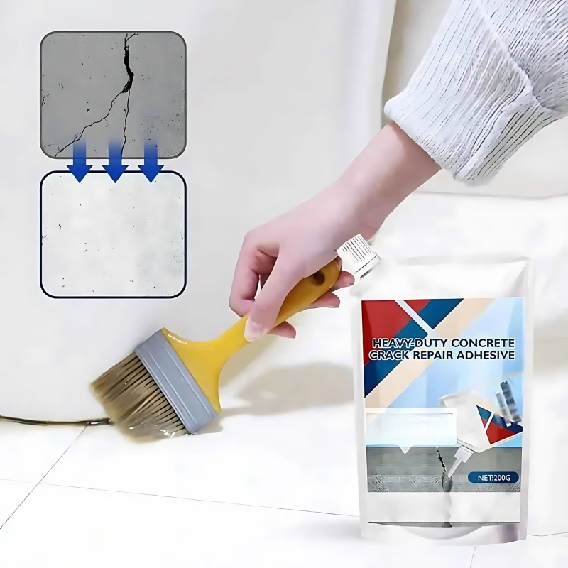 CrackFix 1+1 GRATIS - Kraftfuld Beton Reparation Af Revner Klæbemiddel