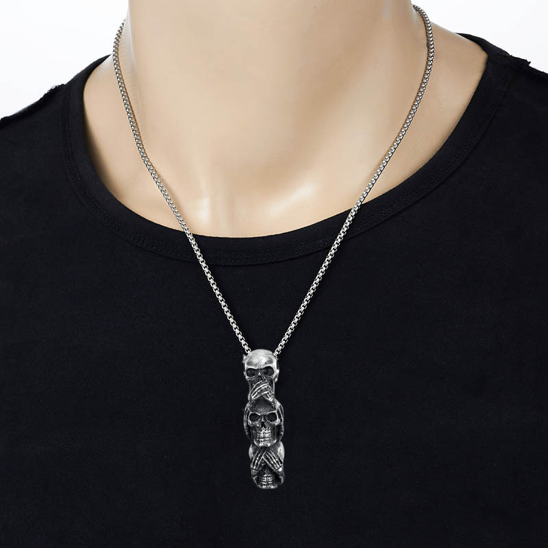 Jewelance™ SkullNecklace: Kranium Halskæde For Men And Kvinder