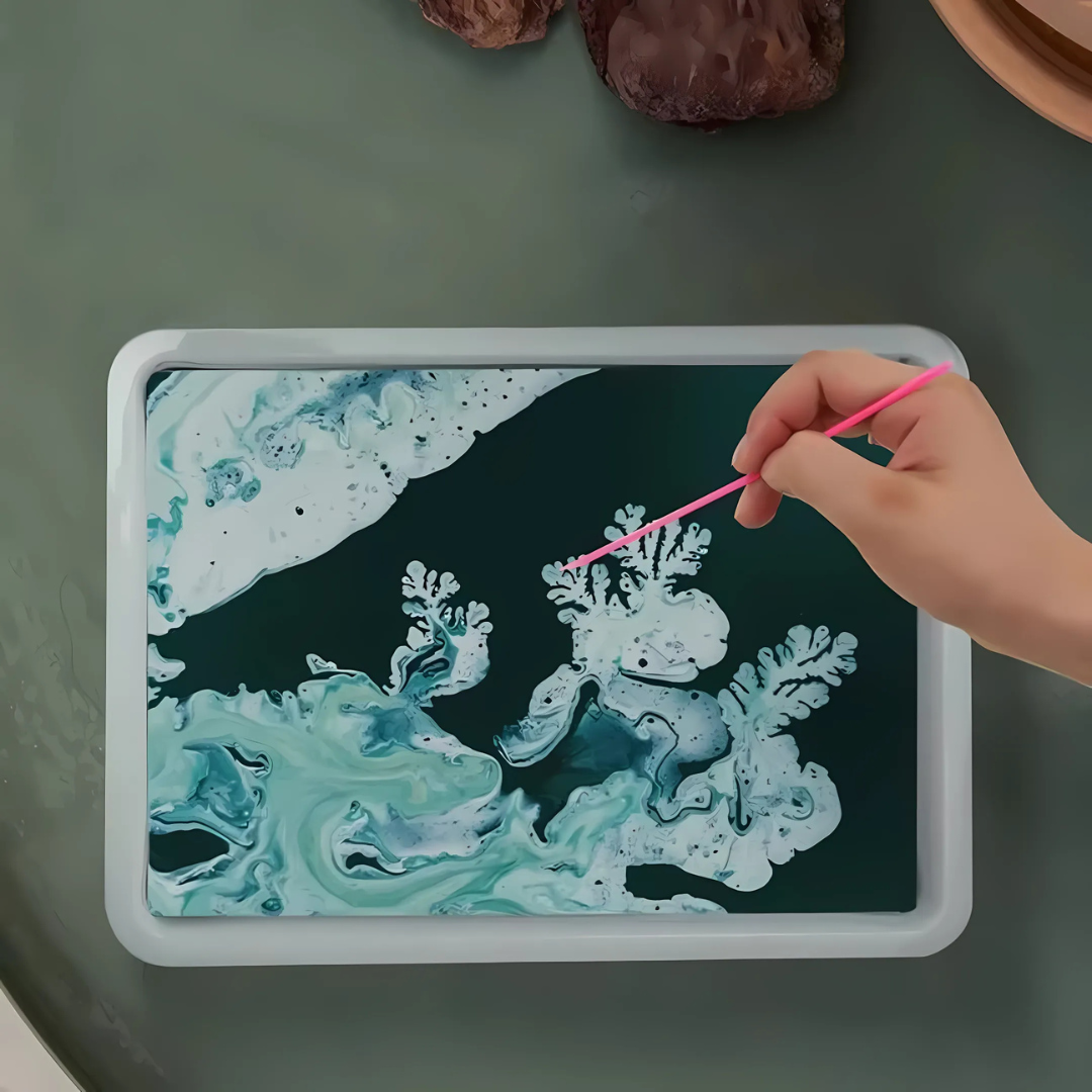 Kletshuts™ KidArt: Akvarel Marmor Børn Kunst Kreativ Leg Sæt