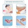 ExfoliatingSponge 1+1 GRATIS - Blød Krops Eksfolierende Svamp Bruse Scrubber