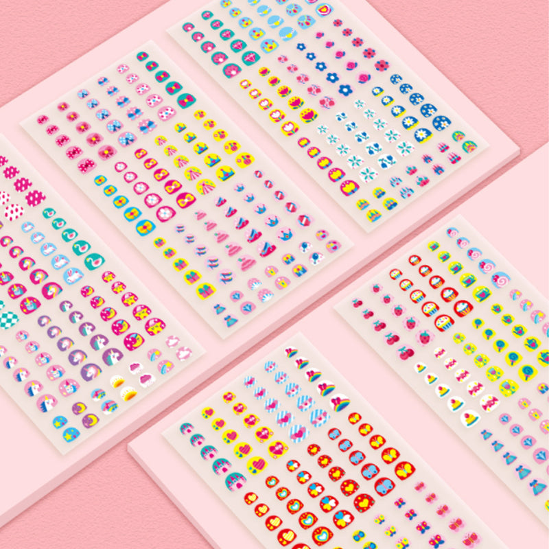 Kletshuts™ NailStickers: Børn Neglekunst Klistermærker Dekoration Kit