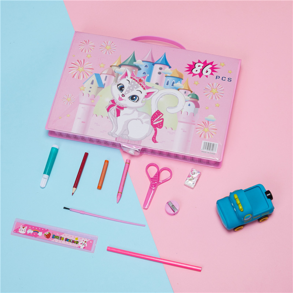 Kletshuts™ ColoringSet: Forbløffende Bærbar Børn Farvelægning Kit