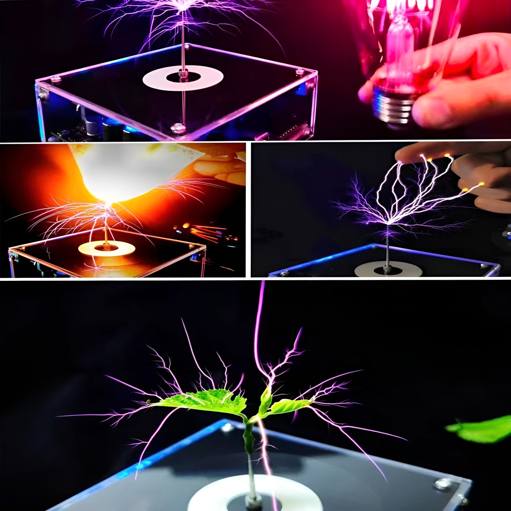 MusicalSpark: Tesla Spolen Elektrisk Musikalsk Gnist Og Lyn Enhed