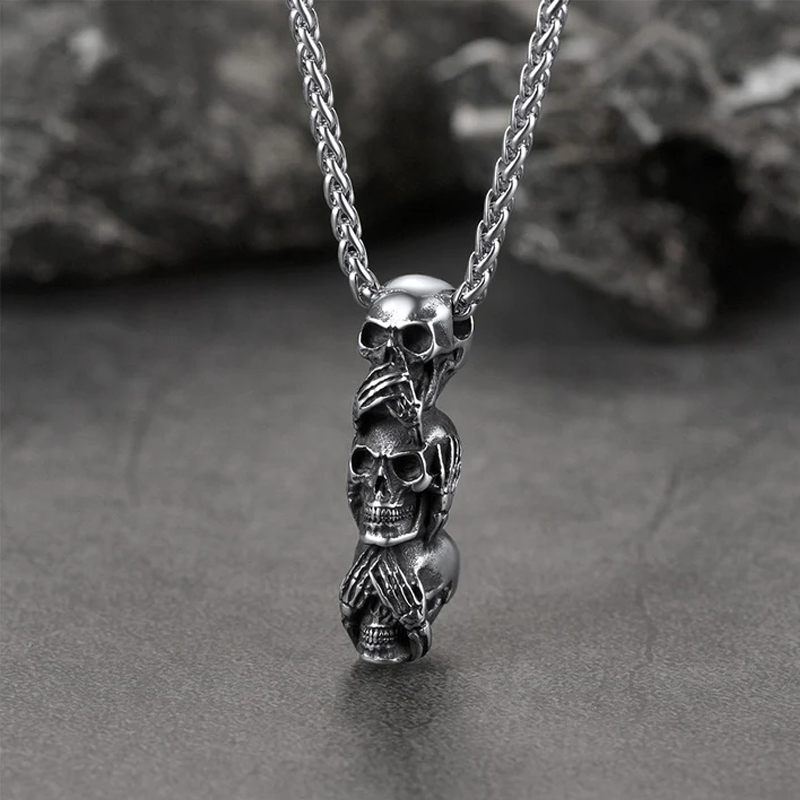 Jewelance™ SkullNecklace: Kranium Halskæde For Men And Kvinder