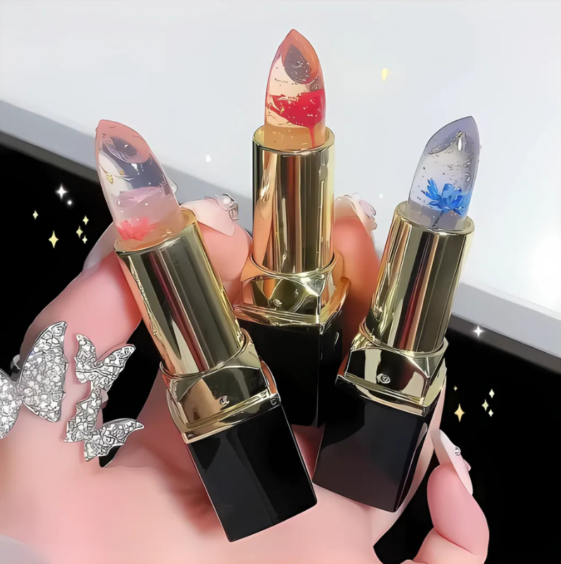 MagicLipstick 1+1 GRATIS - Magisk Glød Farveskiftende Blomst Læbestift