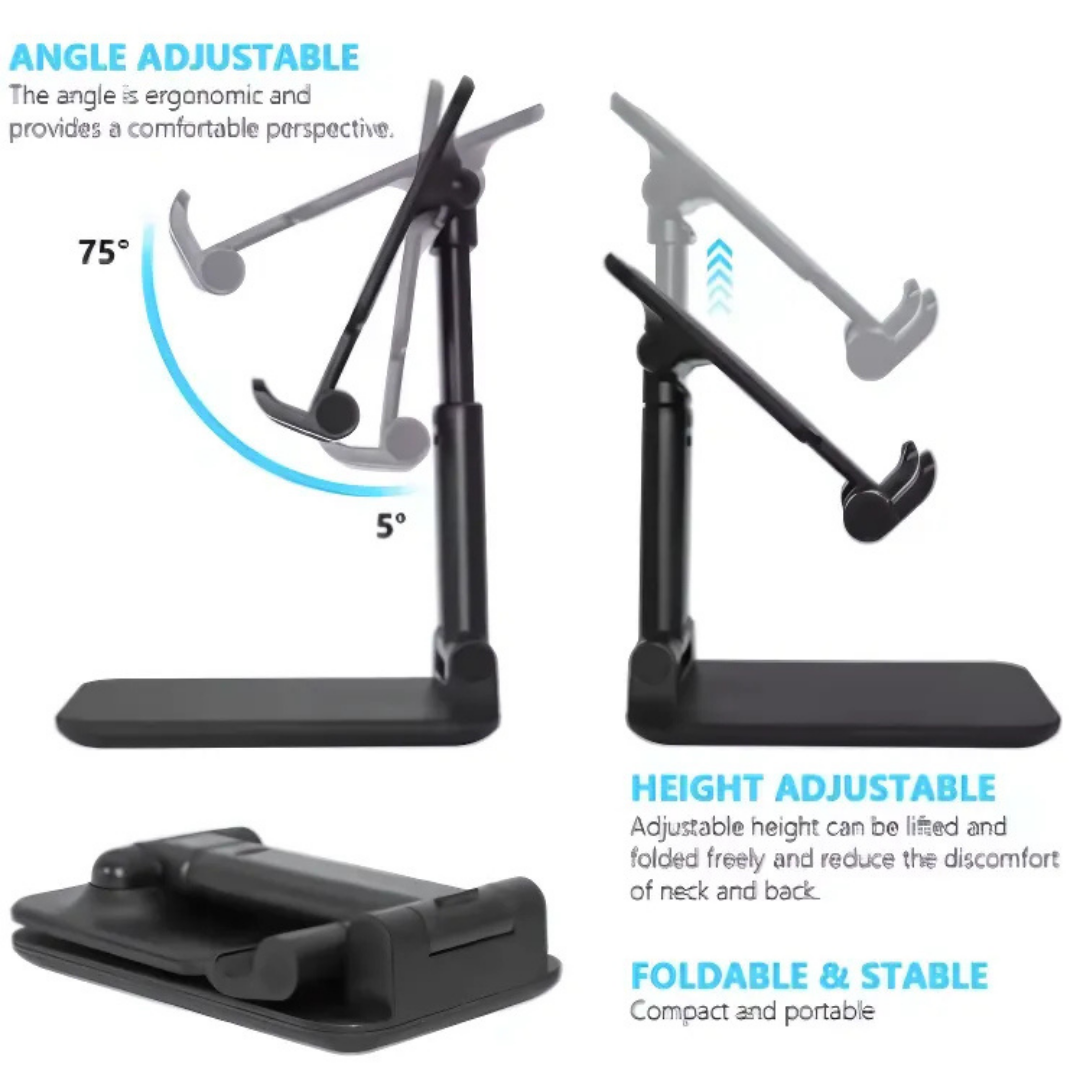 Holder360° PhoneStand 1+1 GRATIS: Universal Tablet Og Telefon Stativ Holder