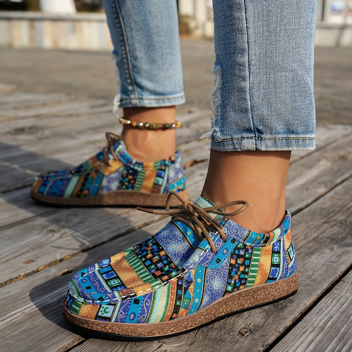 Happy™ ColorfulShoes: Stilfuldt Moderne Design Damefodtøj