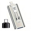 USBDrive - Kompakt Og Holdbar Multi‑Enhed 4‑I‑1 USB-Flashdrev