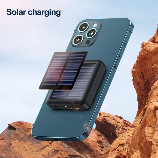 ChargingMate - 4 i 1 Mini Solar Strømforsyningsbank