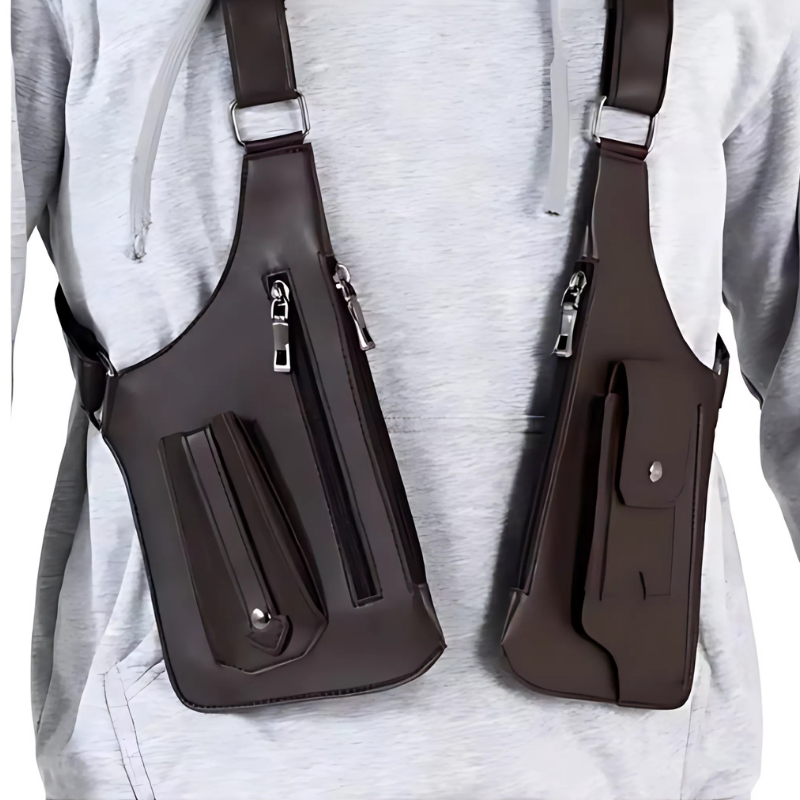 Icone™ SafetyBag: Sikret Kryds Skulder Sikkerhed Taske Til Mænd Og Kvinder