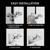 HingePlate 1+1 GRATIS: DIY Møbler Hængsler Reparation Sideplade