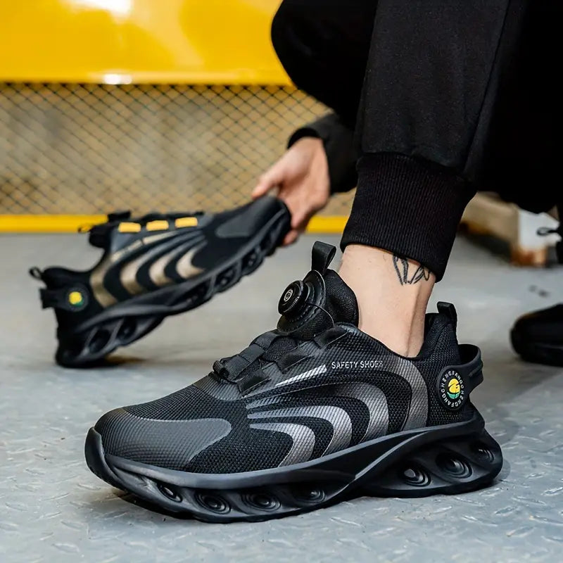 Happy™ SafetyFeet: Komfortable Sko Med Reflekterende Design Og Roterende Spænde