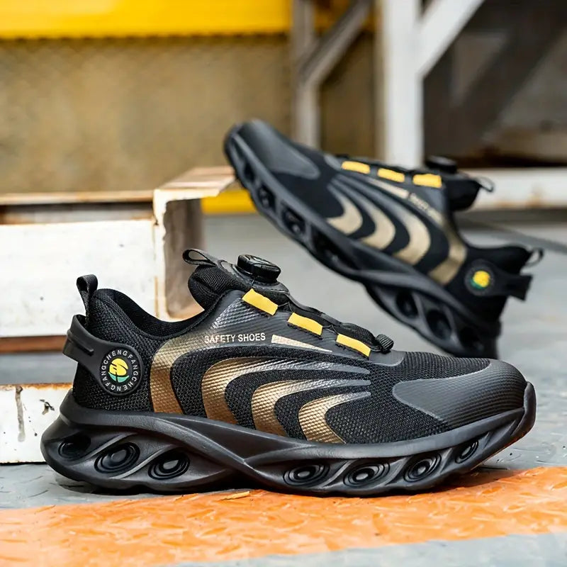 Happy™ SafetyFeet: Komfortable Sko Med Reflekterende Design Og Roterende Spænde